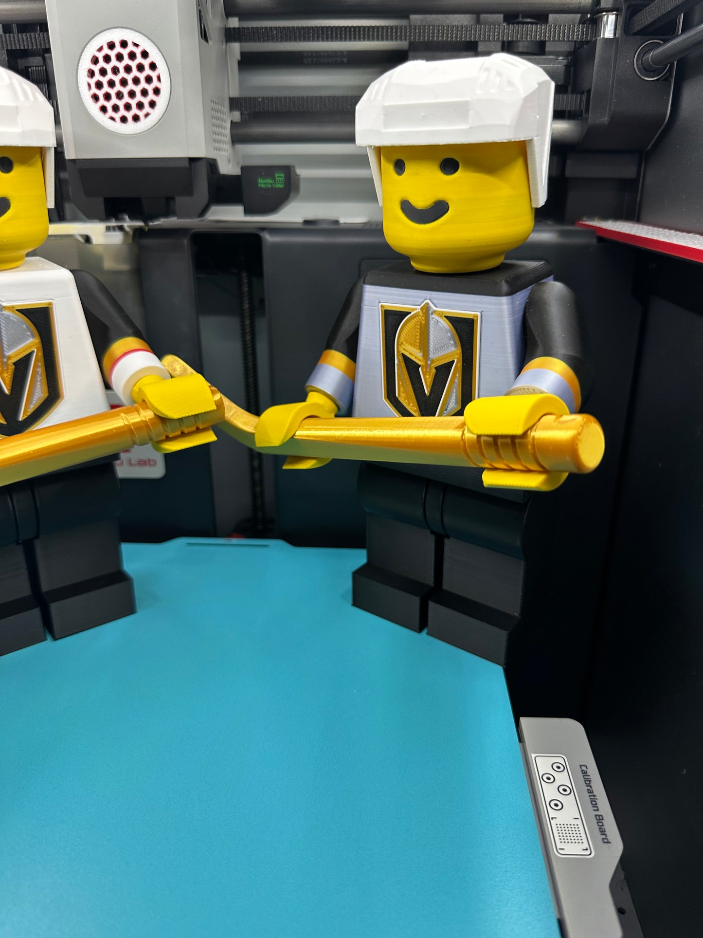 Vegas Golden Knights LEGO Man 8.5” tall